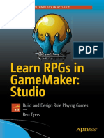 Learn RPGs in GameMaker Studio - Build and Design Role Playing Games (Ben Tyers)