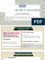 Analisis de Casacion