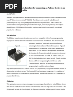 Creating An Bluetooth Interface For Connecting An Android Device To An Rfduino Microcontroller