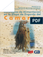 Estrategias de alimentación en la etapa de engorde del camarón