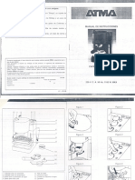Manual Cafetera ATMA CA830