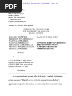 Bullock Response To Lawsuit PDF