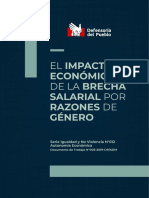 Brecha Salarial Por Razones de Genero 2019 DP