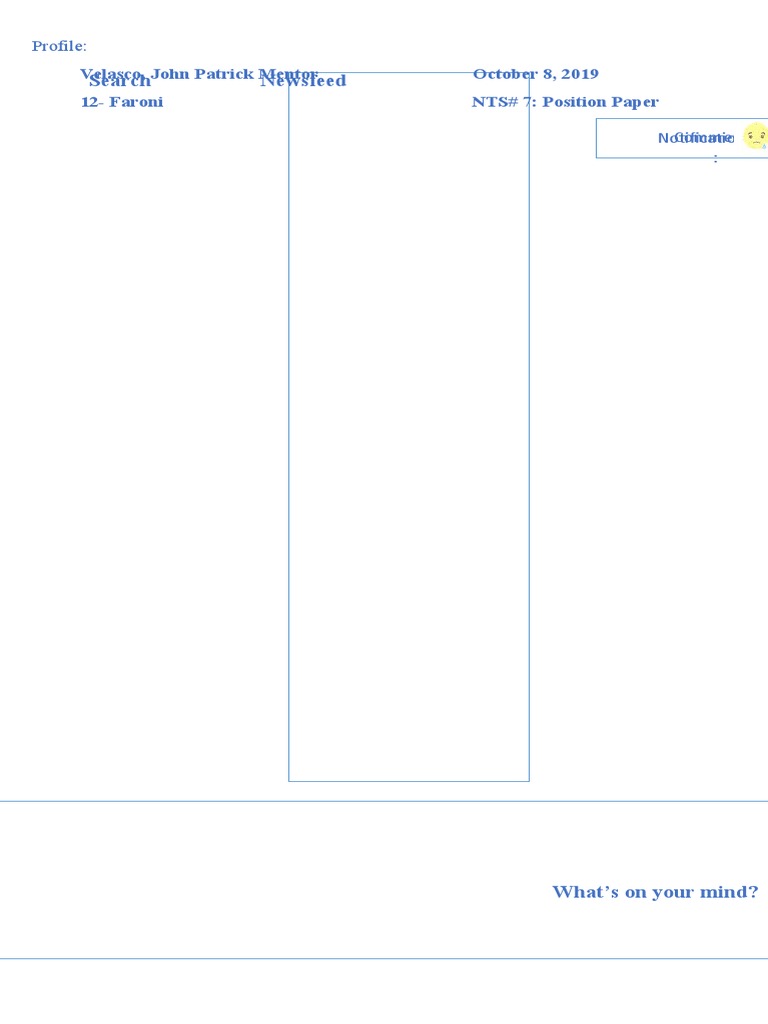 TSheet Position Paper by John Velasco | PDF