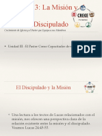 El Discipulado y La Misión