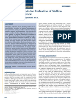 Diagnostic Methods For Evaluation of Stallion Subfertility - A Review PDF
