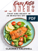 100 Keto Recipes To Prepare in 20 Minutes or Less