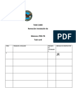 TASK CARD PW en Blanco