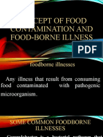 Concept of Food Contamination and Food-Borne Illness