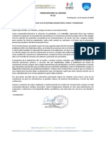 COMUNICADO N° 12