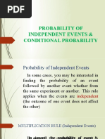 LESSON 1 Probability of Independent Events