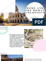 Rome and The Roman Colosseum