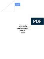 Boletín Jurídico No 1 Enero 2020 PDF