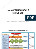 Hubungan Tingkat Pendapatan & Status Gizi PDF
