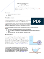 Assignment 3: APSC 253 Fluid Mechanics