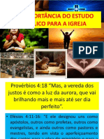 01_A IMPORTÂNCIA DO ESTUDO BÍBLICO PARA IGREJA