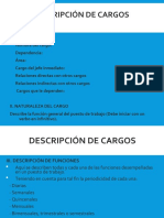 Descripcion Cargos Modelo Tradicional