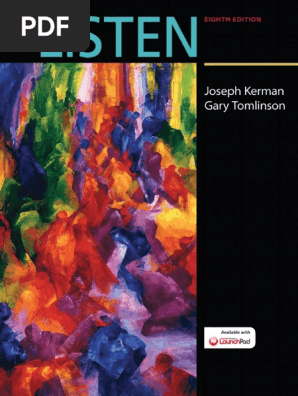 Joseph Kerman Gary Tomlinson Listen Bedford St Martin S 2015 Pdf Johann Sebastian Bach Baroque Music