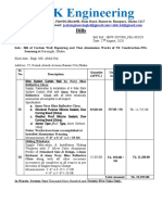 NS Construction FEL-Samsung Curtain Wall and Sliding Windows Works Bill 27.08.2020