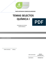 Temas Selectos de Quimica I