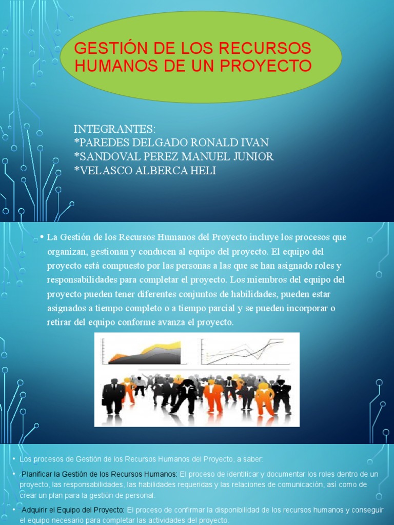 Gestión de Recursos Humanos en Proyectos | PDF | Gestión de recursos ...