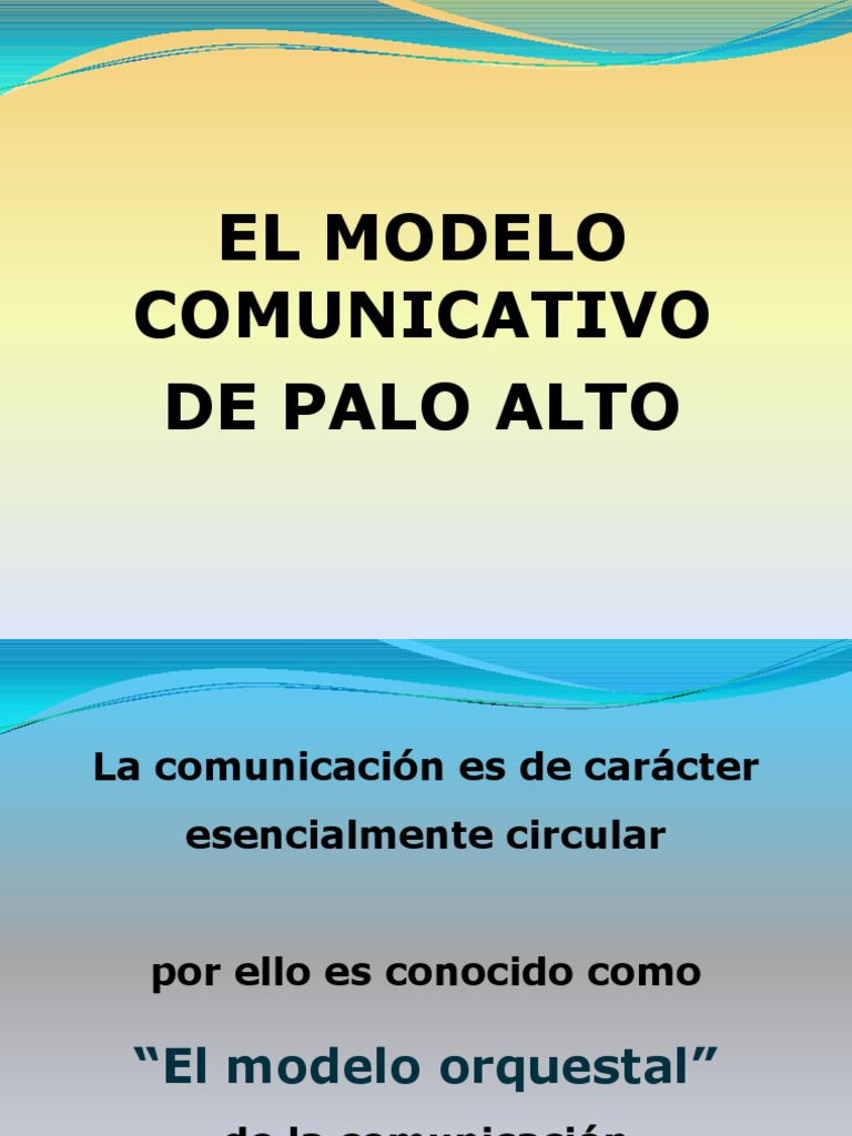 Modelo Orquestal de Comunicación | PDF | Antropología | Comunicación