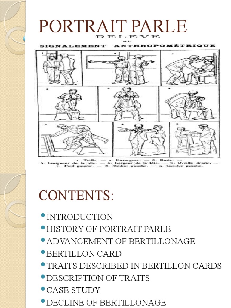 Understanding Portrait Parle in Forensics | PDF | Anthropometry | Hair