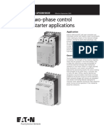 Use of Two-Phase Control For Soft Starter Applications