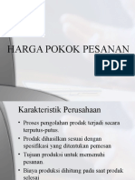 HARGA POKOK PESANAN