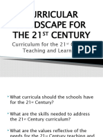 21st Century Curriculum Skills and Core Values