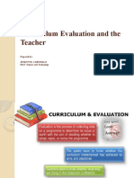 Teacher Curriculum Evaluation Guide