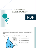 Water Quality Impurities and Related Diseases