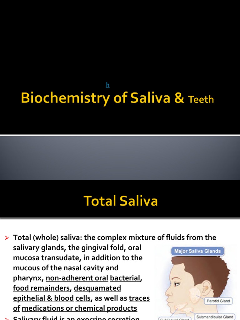 Saliva Composition and Functions Explained | PDF | Saliva | Biology