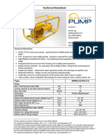 Technical Datasheet for 0.5HP Solar Water Pump