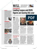 Leading League and RSPB Figures To Quit This Year, 12 Jan 2011