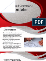 Advanced Grammar 3 Portfolio WRITING 1 - 152370 - 0