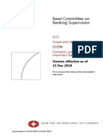 Basel Committee On Banking Supervision: SCO Scope and Definitions