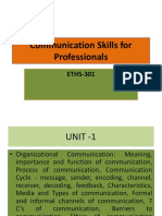 Communication Skills For Professionals UNIT 1 PDF