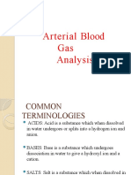 Arterial Blood Gas Analysis