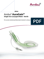 Ambu® Auragain™: Product Information Single Use Laryngeal Mask - Sterile