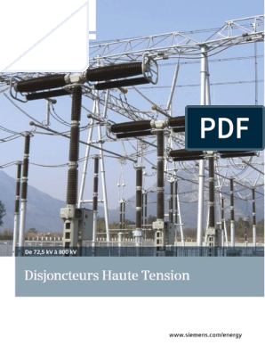 Disjoncteurs Haute Tension PDF | PDF | Piston | Transformateur électrique