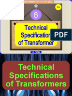 Technical Specifications of Transformers 28.6.2020