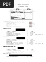 Septic Tank Design