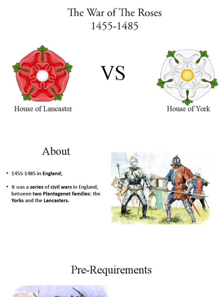 The War of The Roses PDF House Of York Wars Of The Roses