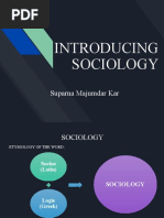 Introducing Sociology: Suparna Majumdar Kar