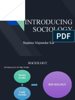 Introducing Sociology: Suparna Majumdar Kar