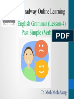 English Grammar (Lesson-4) Past Simple (Verb To Be) : Broadway Online Learning