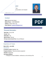 Eng. Mustafa Salah Mahdi - Resume PDF