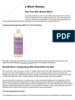 Best Organic Body Wash Review: Best Body Washes For Men Your Skin Would Adore