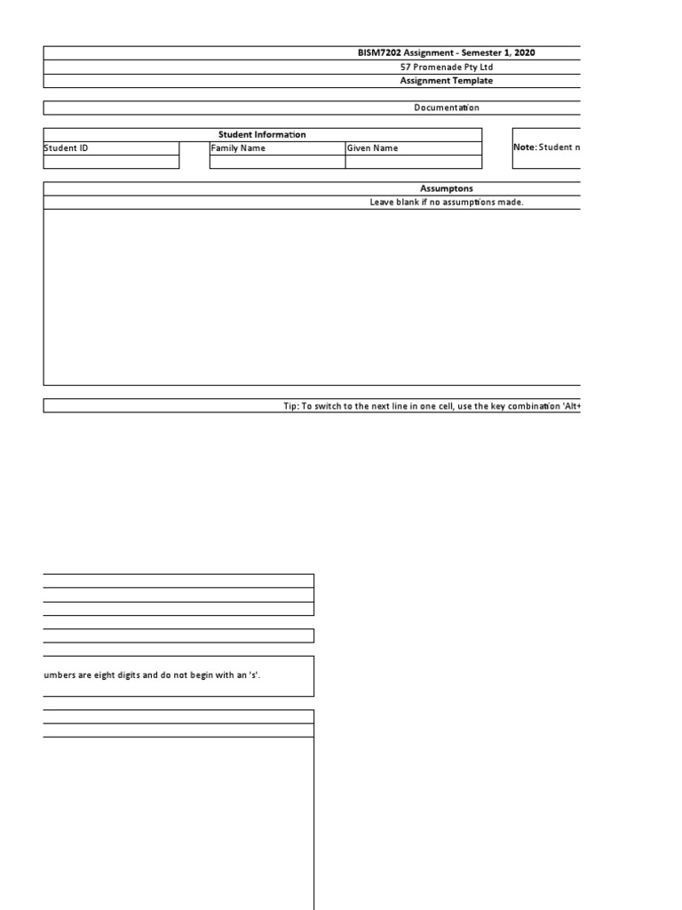 Student Assignment Template | PDF | Factor Income Distribution | Payments